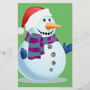 Papelaria Boneco de neve alegre