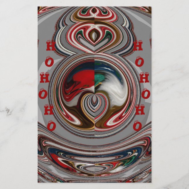 Papelaria Bonitas Cores de Festas de Natal (Frente)