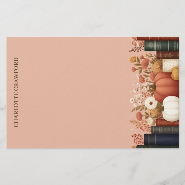 Papelaria Bonito Queda Floral Bookie (Frente)