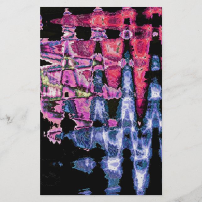 Papelaria Bonito roxo, Cinza de Cinza e Aquarela Preta (Frente)