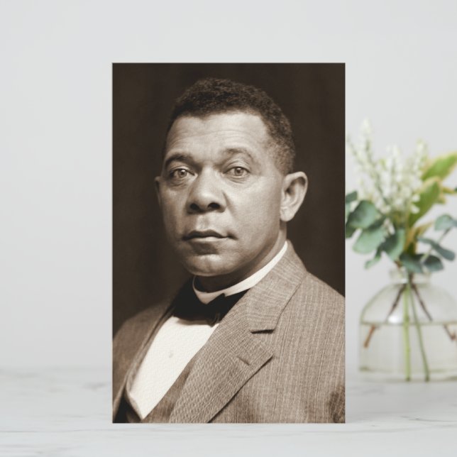 Papelaria Booker Washington: Educador Afro-Americano (Em pé/Frente)