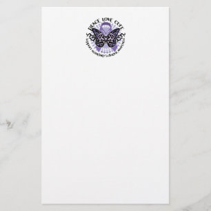 Papelaria Borboleta 2 tribais de Alzheimers