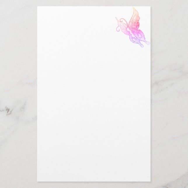 Papelaria Borboleta dos sonhos adoráveis (Frente)
