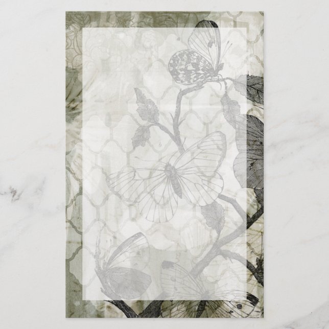 Papelaria Borboletas árabes II (Frente)