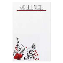 Borboletas e corações personalizados