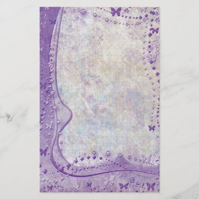 Papelaria Borda da Borboleta Roxa (Frente)