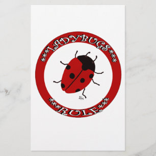 Papelaria Botão Ladybug