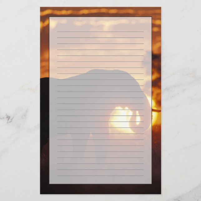 Papelaria Botswana, Chobe National Park, Bull Elephant (Frente)