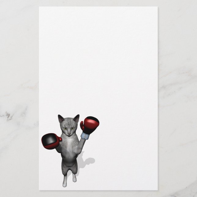 Papelaria Boxer Cat (Frente)