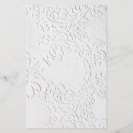 Papelaria "Branco no Design branco do Ornamentado"