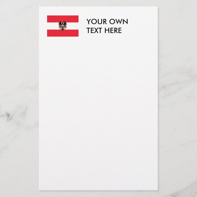 Papelaria Brasão de Áustria (Frente)