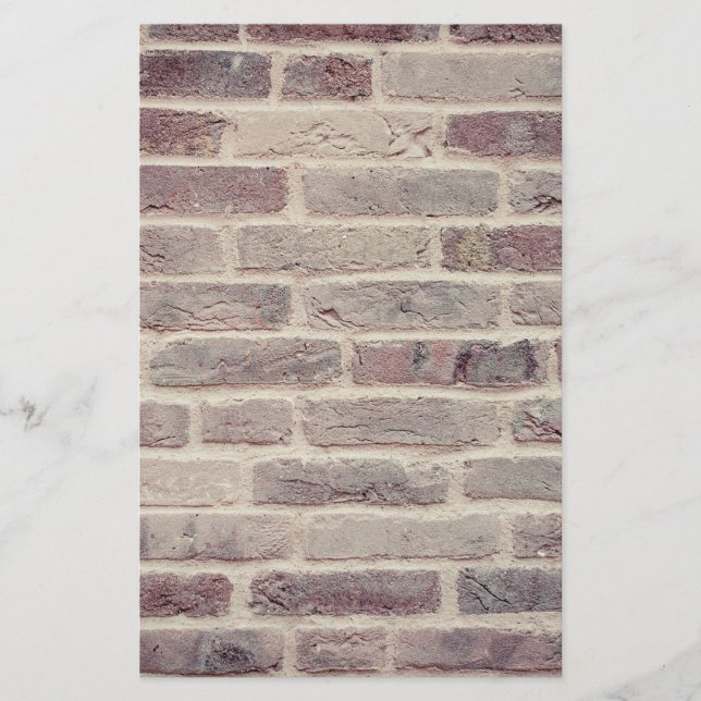 Papelaria Brown Brick Wall (Frente)