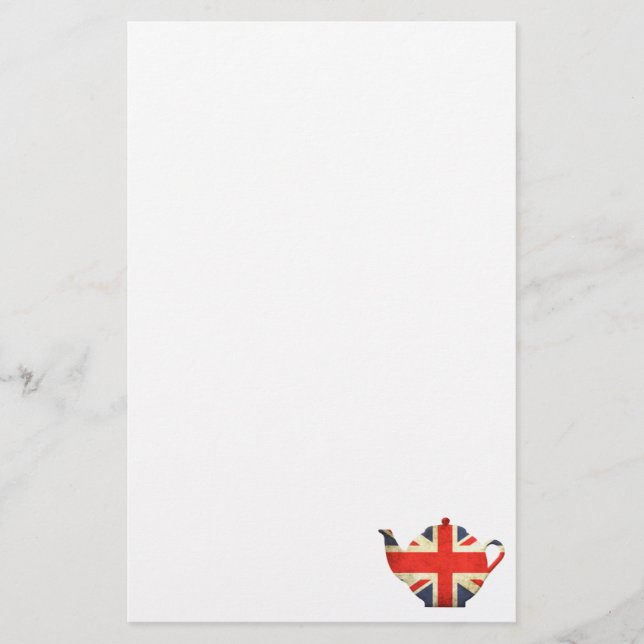 Papelaria Bule de Union Jack Ingleses (Frente)