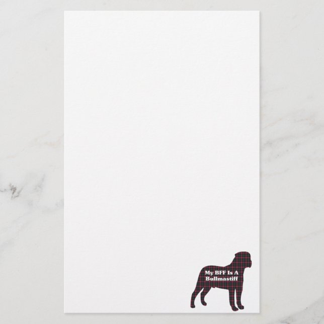Papelaria Bullmastiff BFF (Frente)