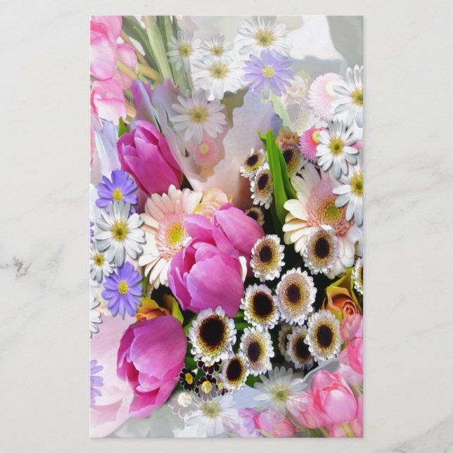 Papelaria Buquê de abril (Frente)