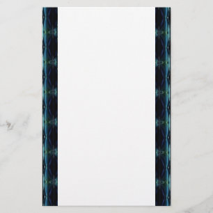 Papelaria Büropapier blau grün retro artdeco