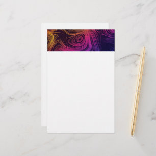 Papelaria Cabeças e Círculos de Abstrato de Groovy Legal