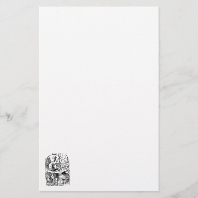 Papelaria Cachimbo de água que fuma Caterpillar Alice no (Frente)