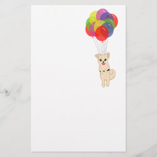 Papelaria Cachorro com Balões