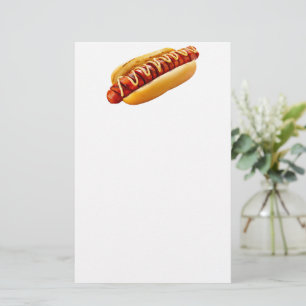 Papelaria Cachorro-quente da vibe de churrasco de verão do S