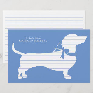 Papelaria Cachshund Wiener Dog Puppy