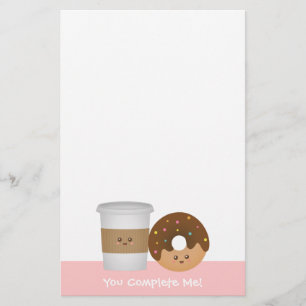 Papelaria Café e Donut Fofo, Você me completa