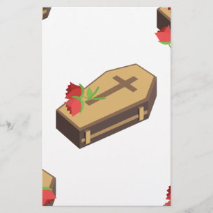 Papelaria caixão emojis