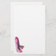 Papelaria Calçados cor-de-rosa (Frente/Verso)