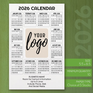 Papelaria Calendário Logotipo Vertical - Contato Comercial -