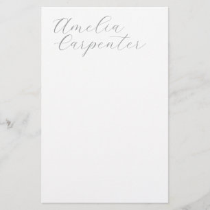 Papelaria Caligrafia Clássica Minimalista Profissional