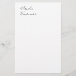 Papelaria Caligrafia Clássica Minimalista Profissional