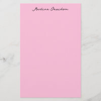 Caligrafia criativa moderna e minimalista, rosa
