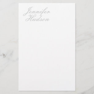 Papelaria Caligrafia moderna minimalista profissional nome