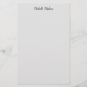 Papelaria Caligrafia Moderna Minimalista Simples