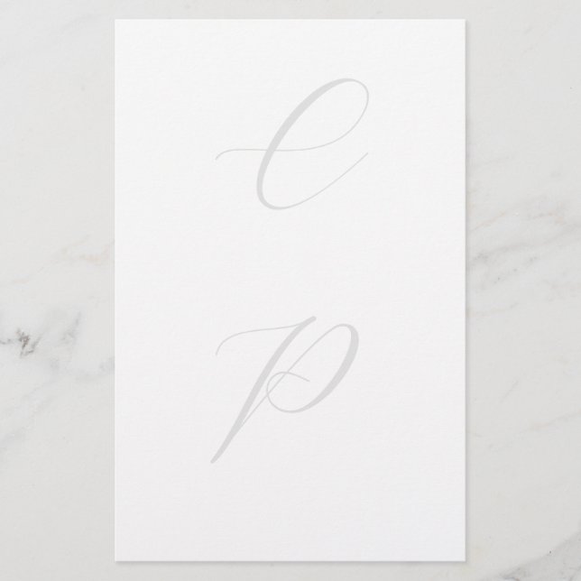Papelaria Caligrafia Moderna Personalizada Simples Nome (Frente)