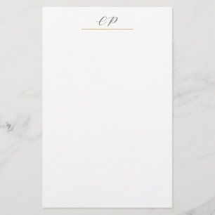Papelaria Caligrafia Moderna Personalizada Simples Nome Plan