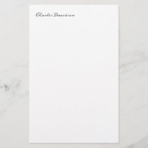 Papelaria Caligrafia Simples Minimalista Moderna Profissiona