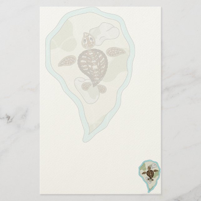 Papelaria Callie the Sea Turtle Stationery (Frente)