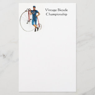 Papelaria Campeonato da bicicleta do vintage