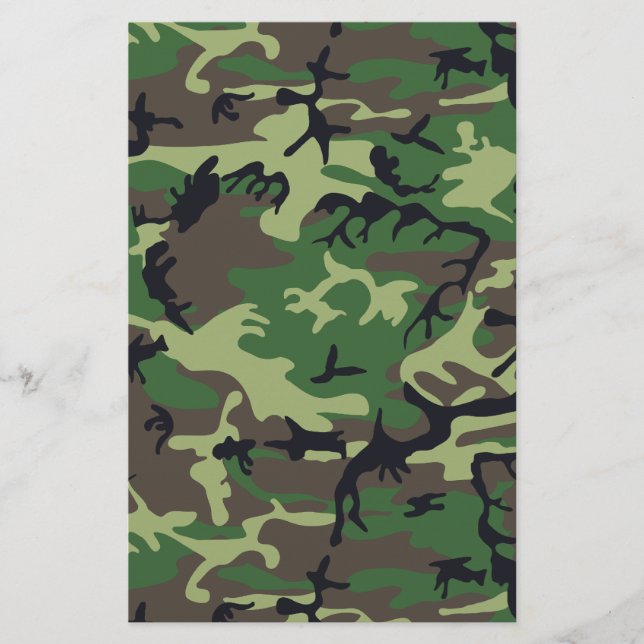 Papelaria Camuflagem Militar (Frente)