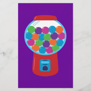 Papelaria Candy Gumball Machine