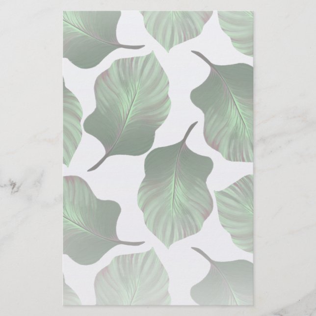 Papelaria Canna Tropicanna Tropical Leaves, Verde (Frente)