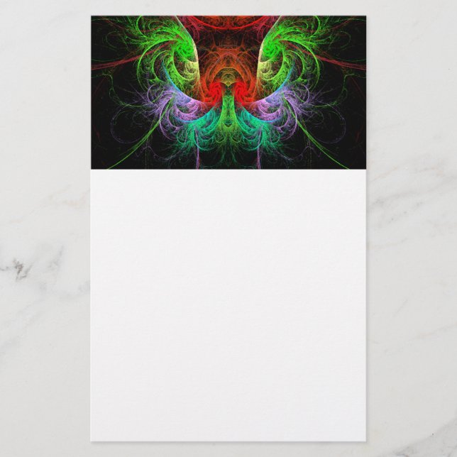Papelaria Carnaval Abstrato Art Stationery (Frente)