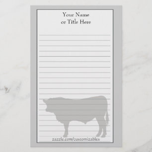 Papelaria Carta Angus Bull