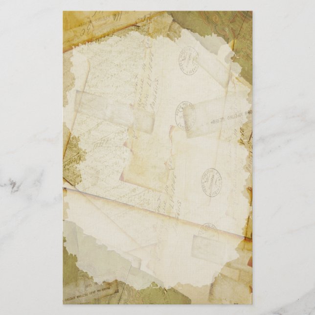 Papelaria Carta Antiga Vintage (Frente)