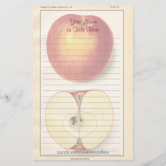 Papelaria Carta da Apple Vintage