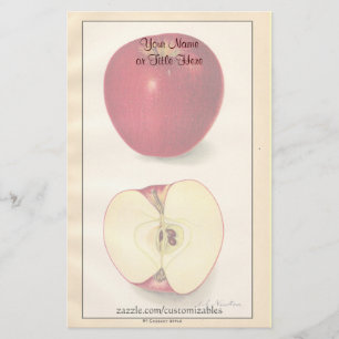 Papelaria Carta da Apple Vintage