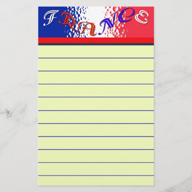 Papelaria Carta da França (Frente)