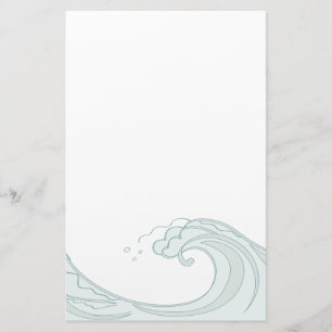 Papelaria Carta das Ondas Oceânicas