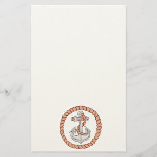 Papelaria Carta de Âncora 1 Náutica